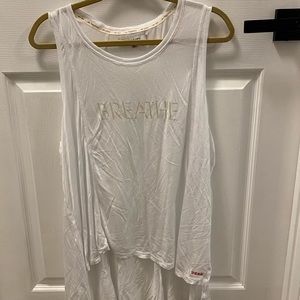 Peace Love World higher low ‘Breathe’ tank